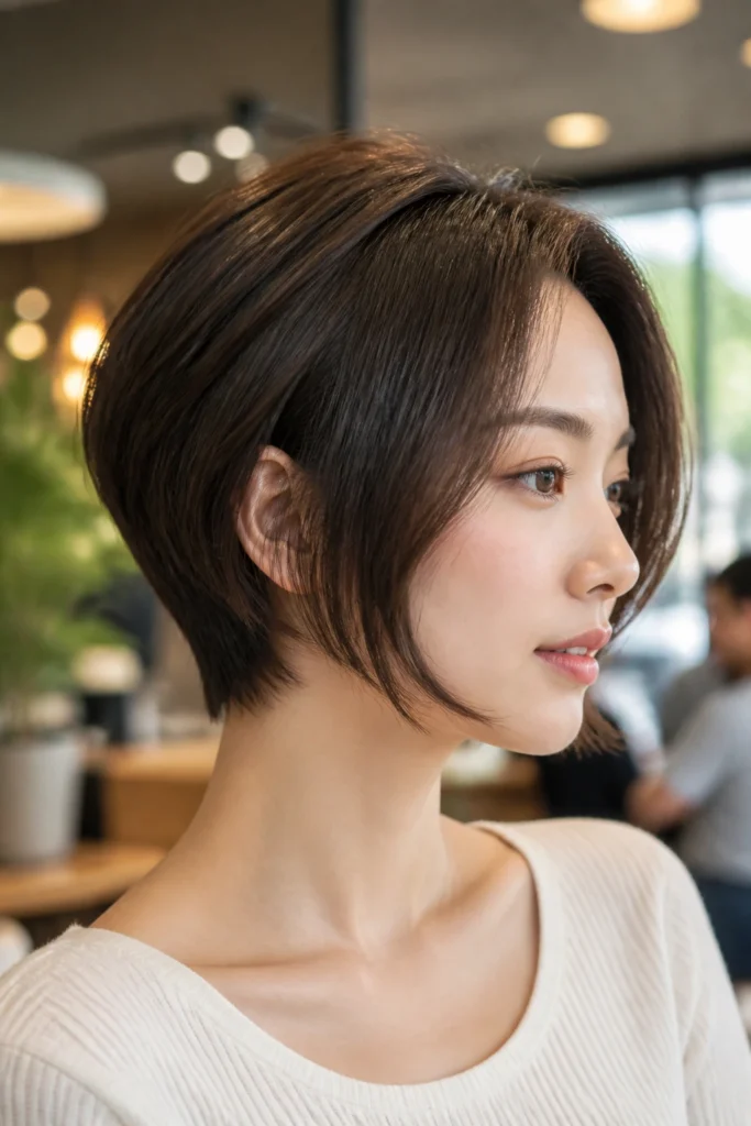 25 Asian No Bangs for Short Hair and Oval Faces