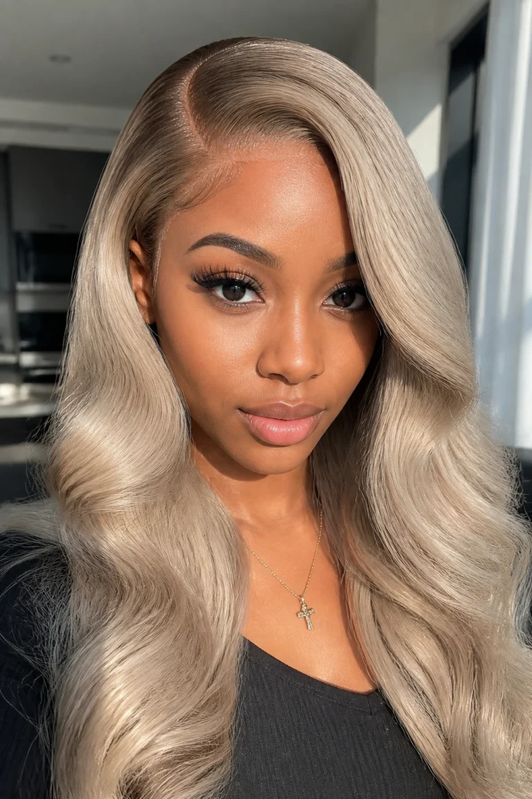 18 Blonde Ice Wigs Hair Extensions for Black Women