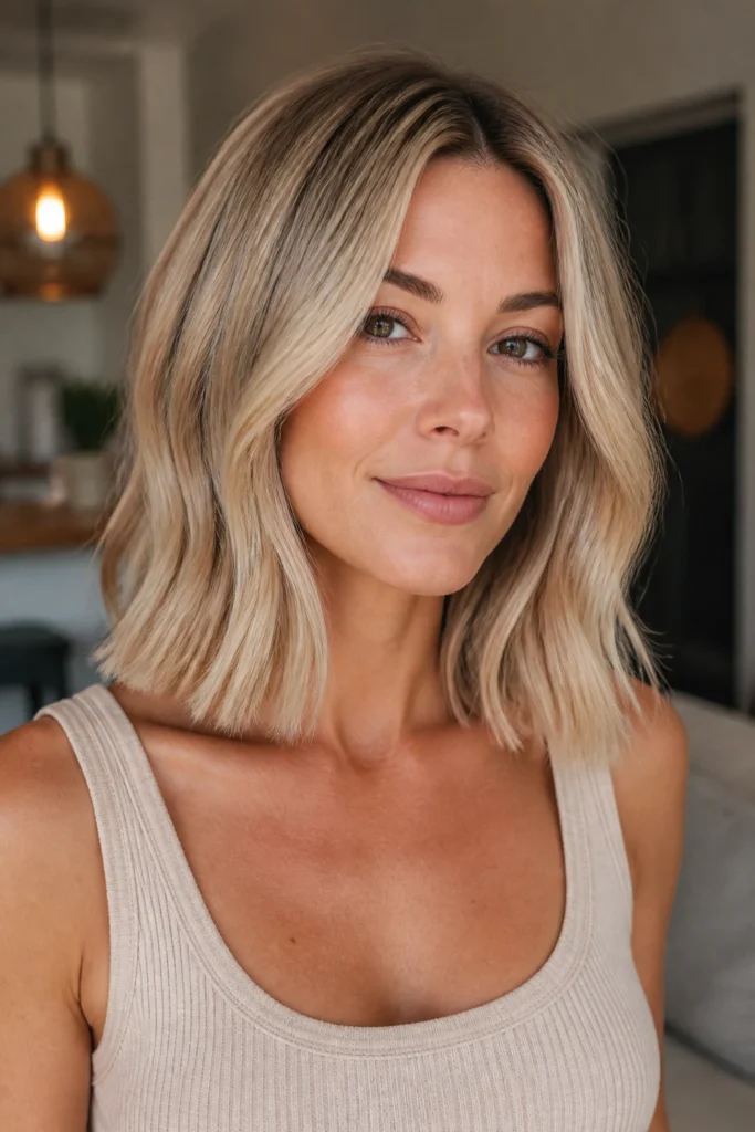 25 Blonde Long Bobs for Fine Hair and Oval Faces