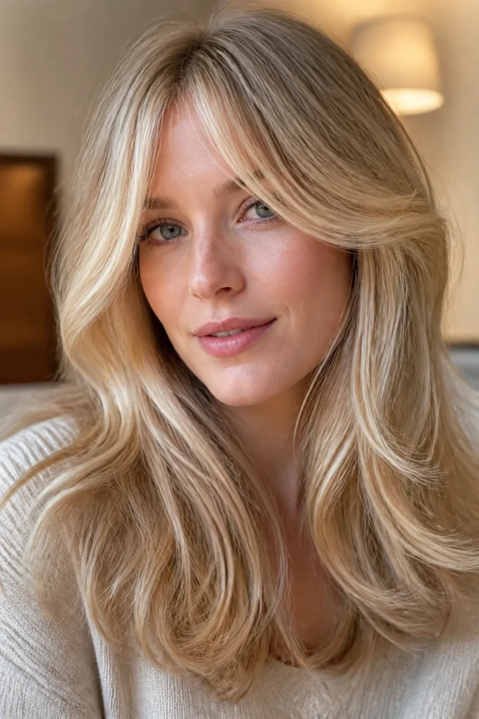 28 Long Natural Blonde Hairstyles for Pale Skin