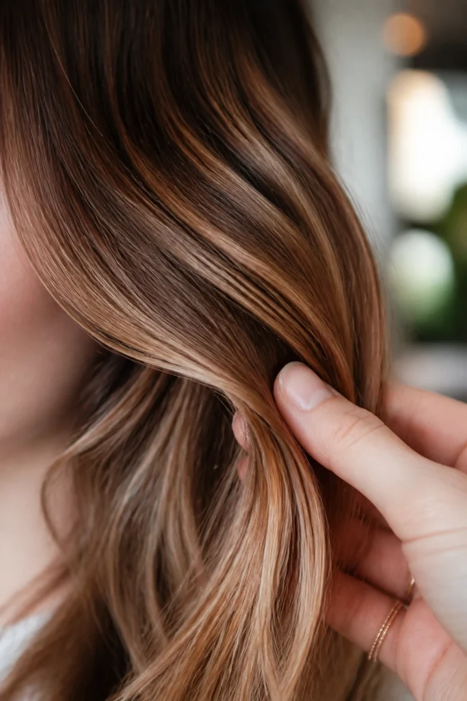 25 Chocolate Caramel Highlights for Fair Skin