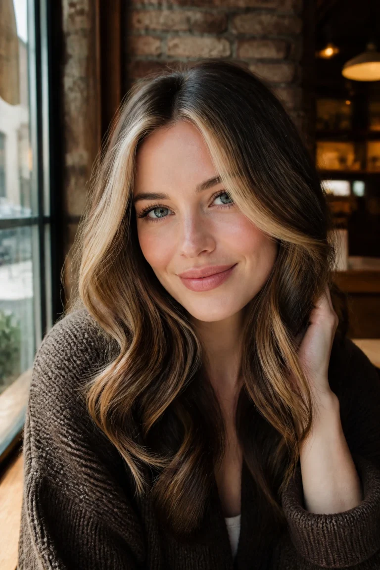 25 Chocolate Caramel Color Balayage for Fair Skin