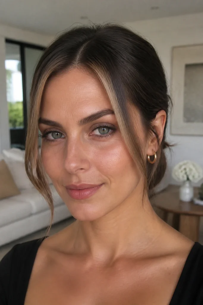 25 Caramel Brown Balayage for Cool Skin Tones
