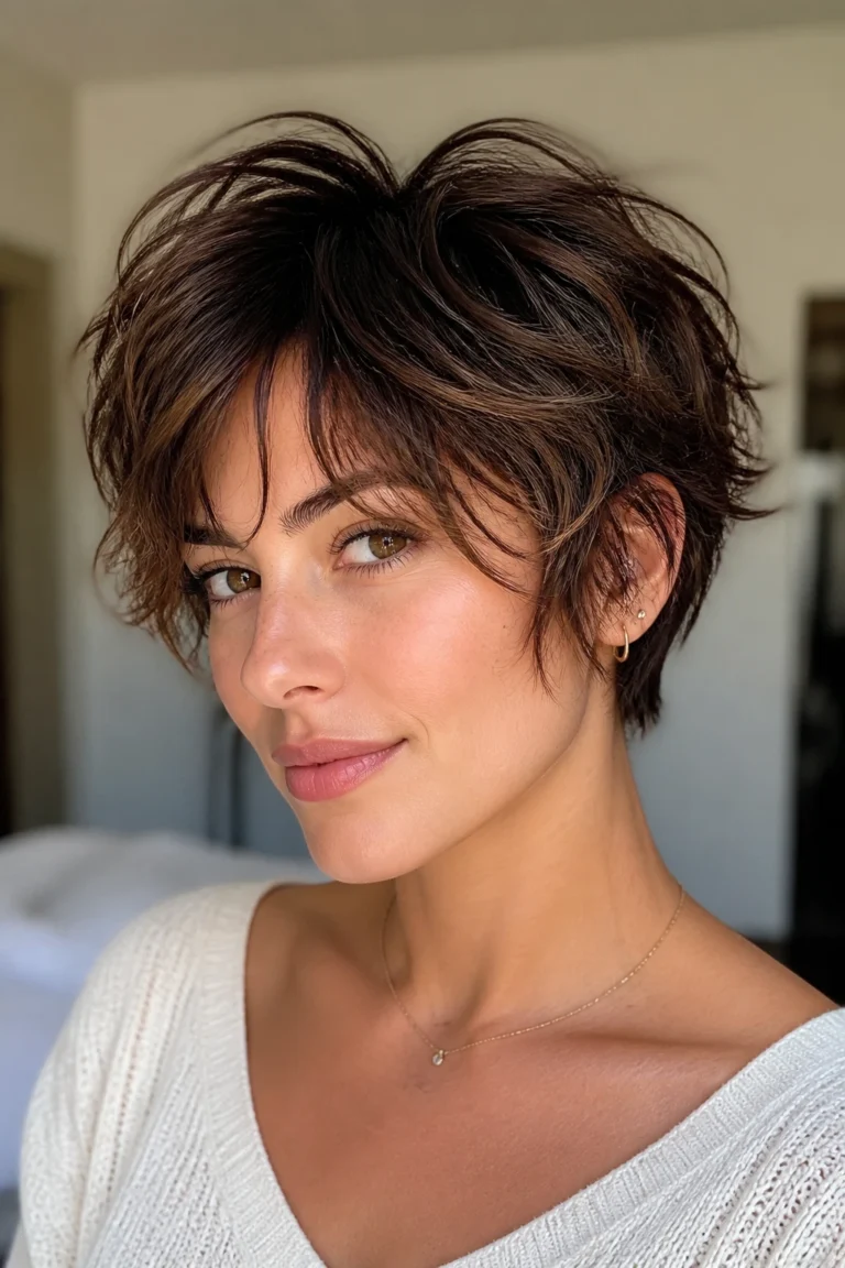 22 Choppy Messy Hairstyles for Short Hair with Wavy Hair