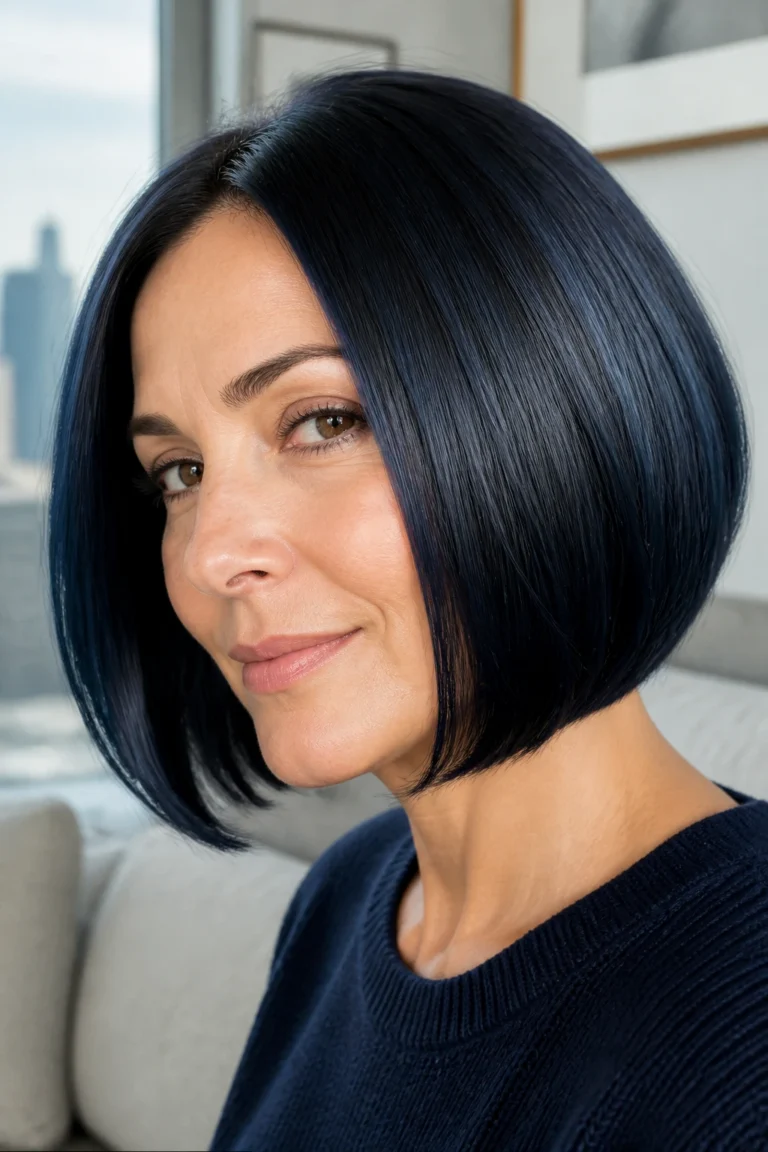 30 Dark Hair Color Ideas for Women Over 40