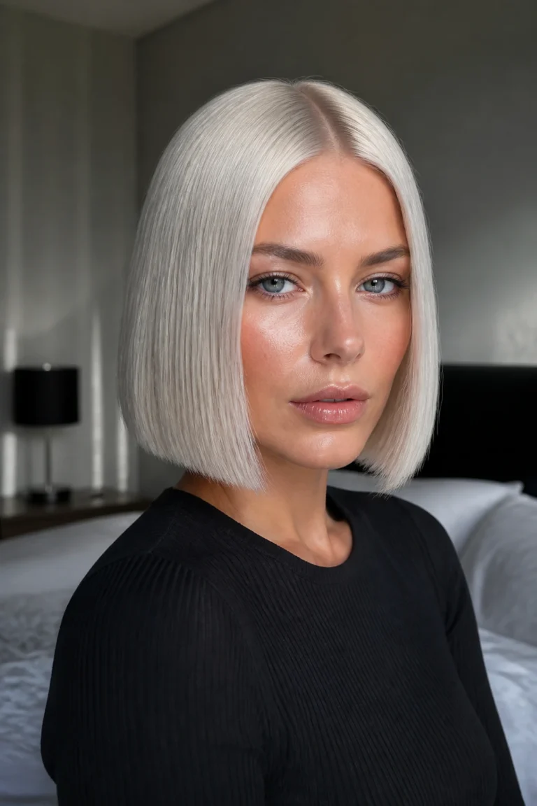 35 Ice Blonde Hairstyles for Cool Skin Tones