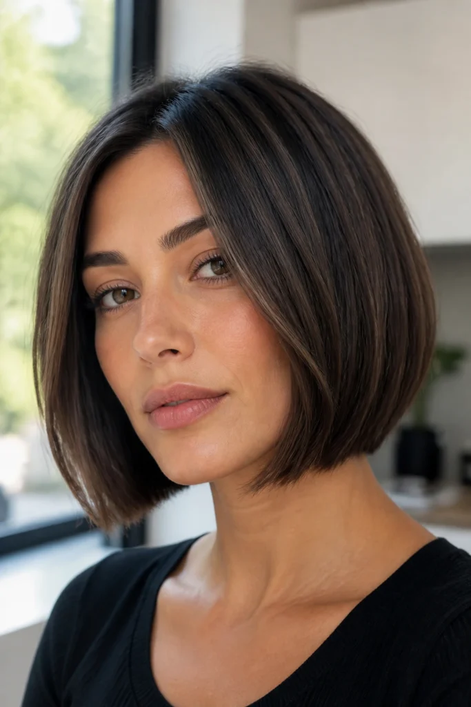 30 Brunette Bob Lowlights for Cool Skin Tones