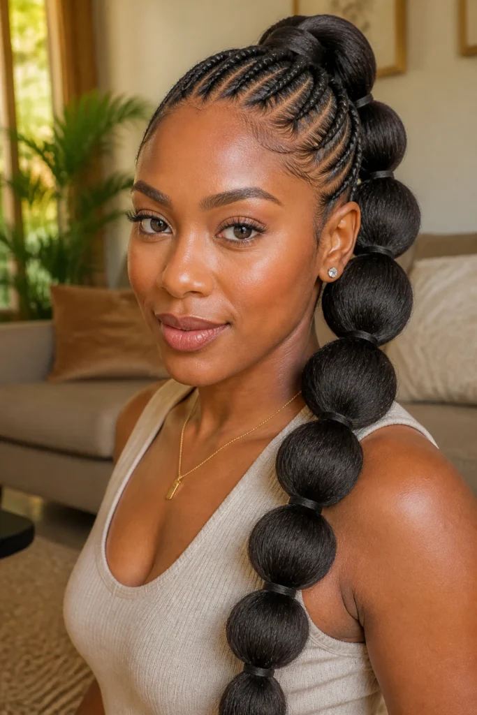30 Braided Ponytails for Black Hair with Thin Hair