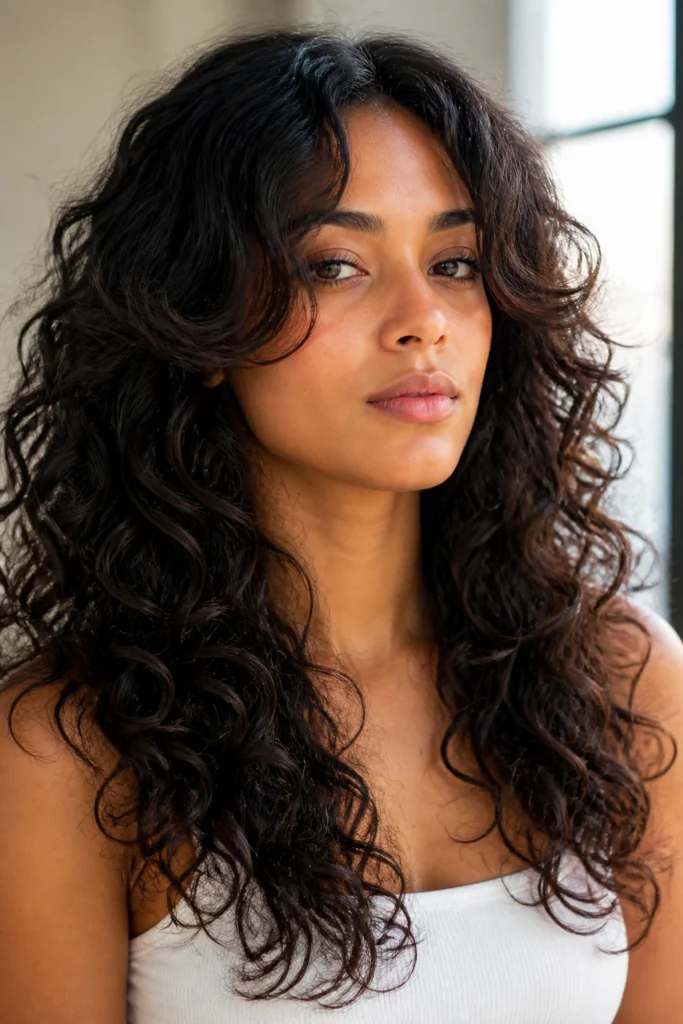 28 Long Straight Layered Hairstyles for Curly Hair