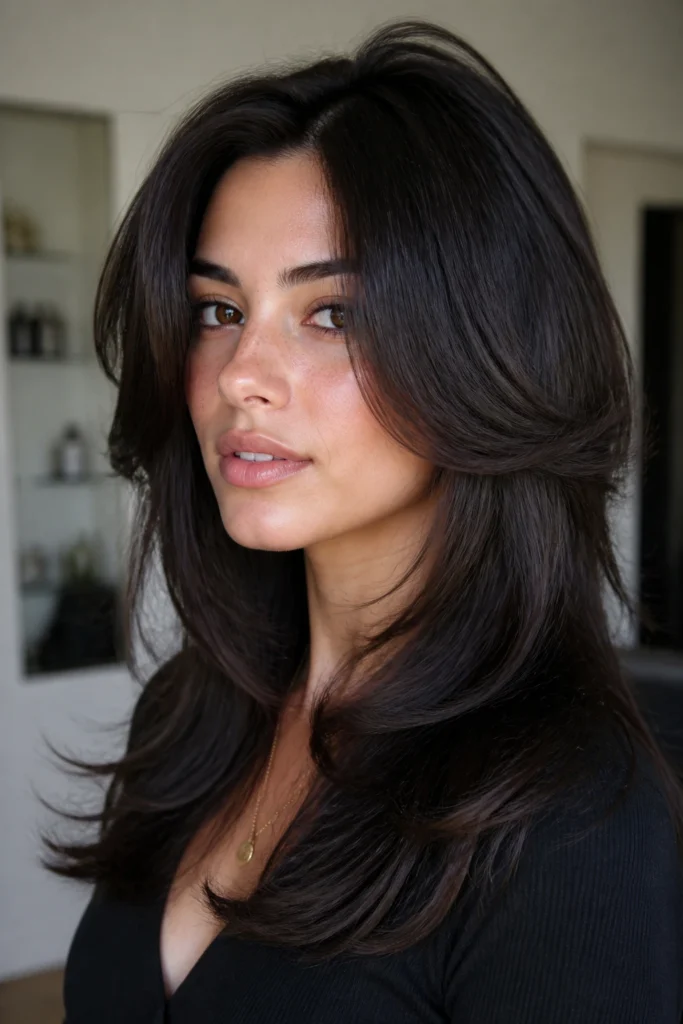 25 Tousled Layers for Round Faces and Thick Hair