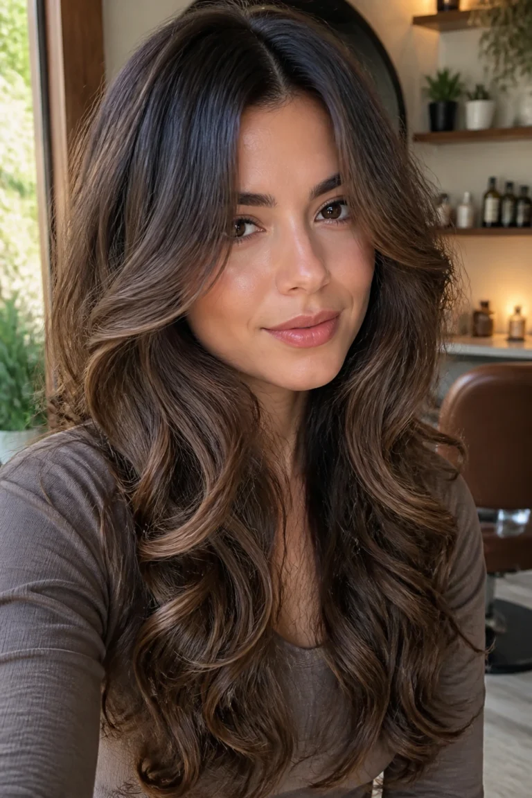 25 Medium Layered Haircuts for Long Hair with Loose Curls