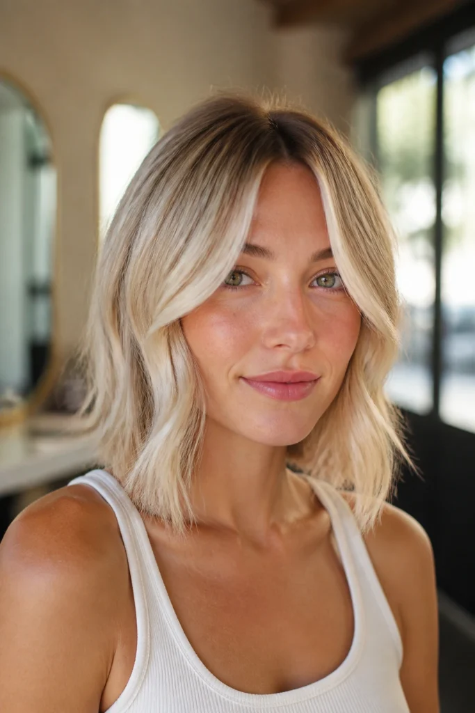 25 Blonde Hairstyles for Warm Skin Tones with Wavy Hair