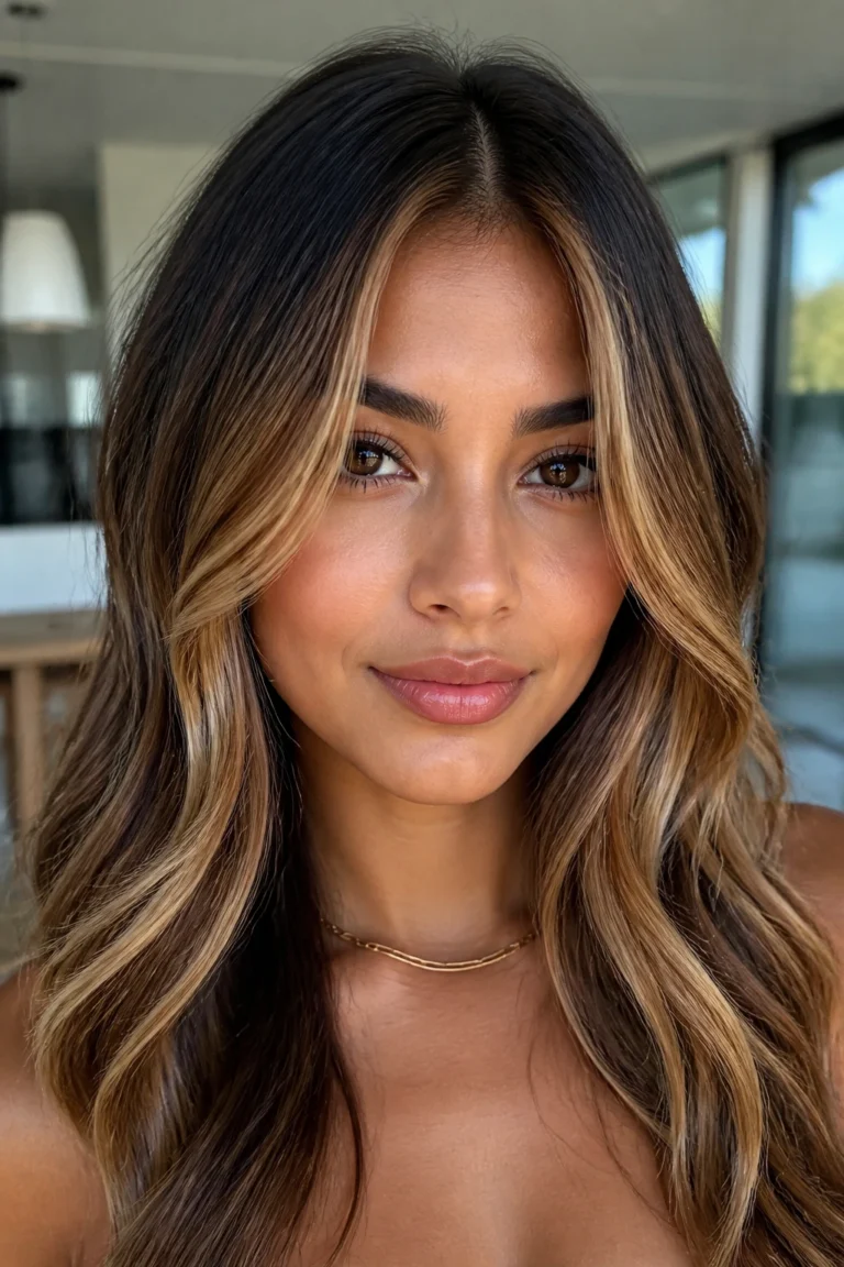 25 Golden Brown Highlights for Medium Skin Tones