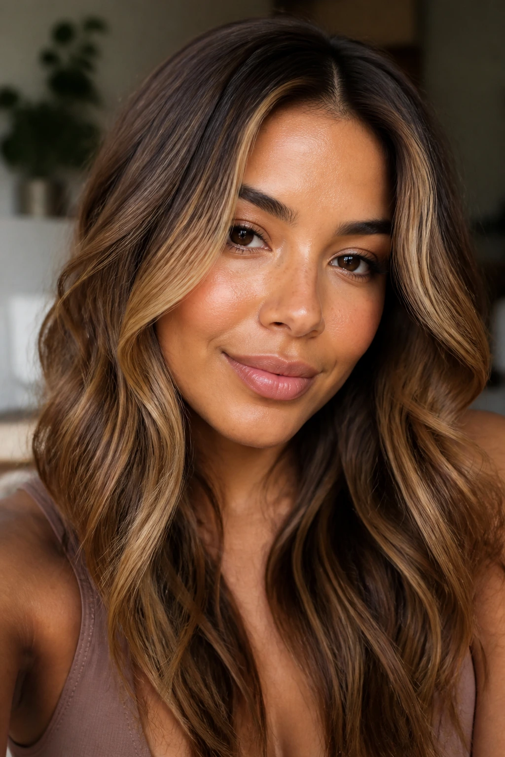 Portrait showing front-light caramel with lighter front pieces