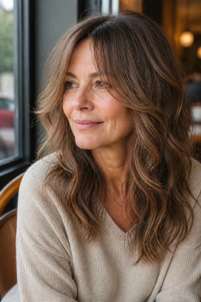 25 Long Layers for Women Over 40 with Wavy Hair
