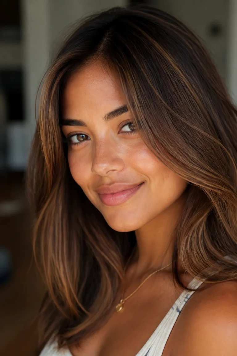 25 Brown Babylights for Tan Skin and Oval Faces