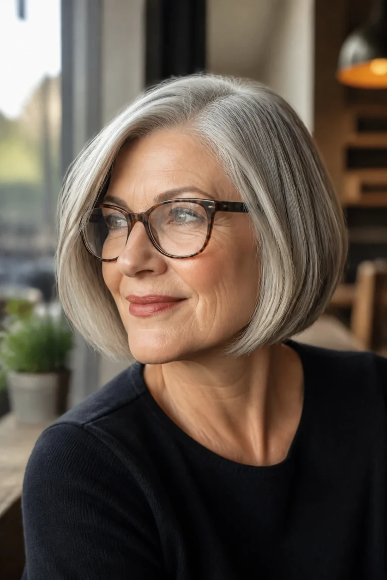18 Hairstyles for Women Over 60 with Thick Hair
