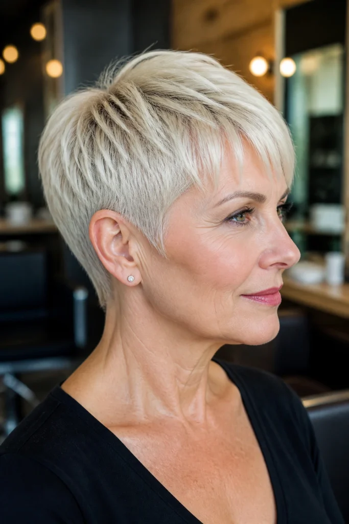 22 Platinum Blonde Pixie Cuts for Thick Hair
