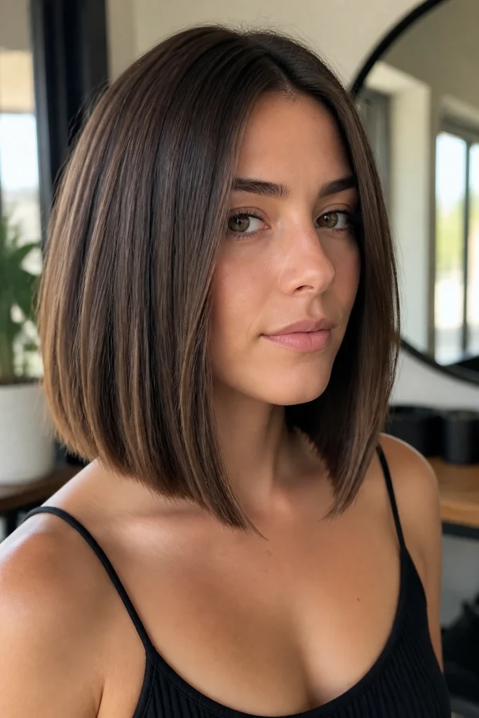 25 Longer Front Bobs for Square Faces with Thin Hair