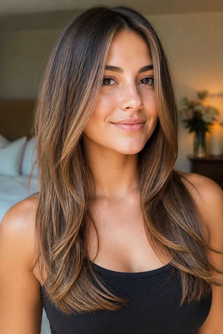 20 Stylish Haircuts for Long Hair and Round Faces