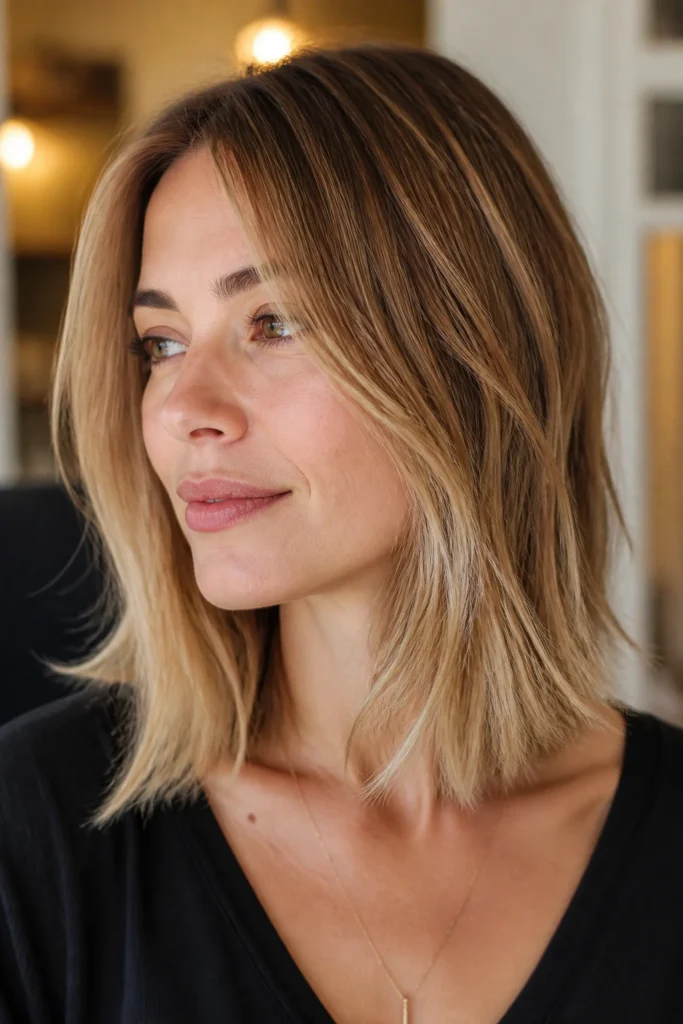 25 Short Fine Hairstyles for Medium Hair with Soft Layers