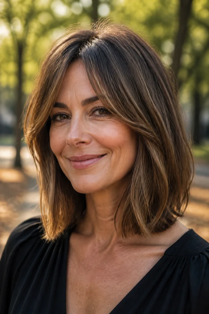 28 Bob Face-Framing Layers for Women Over 40