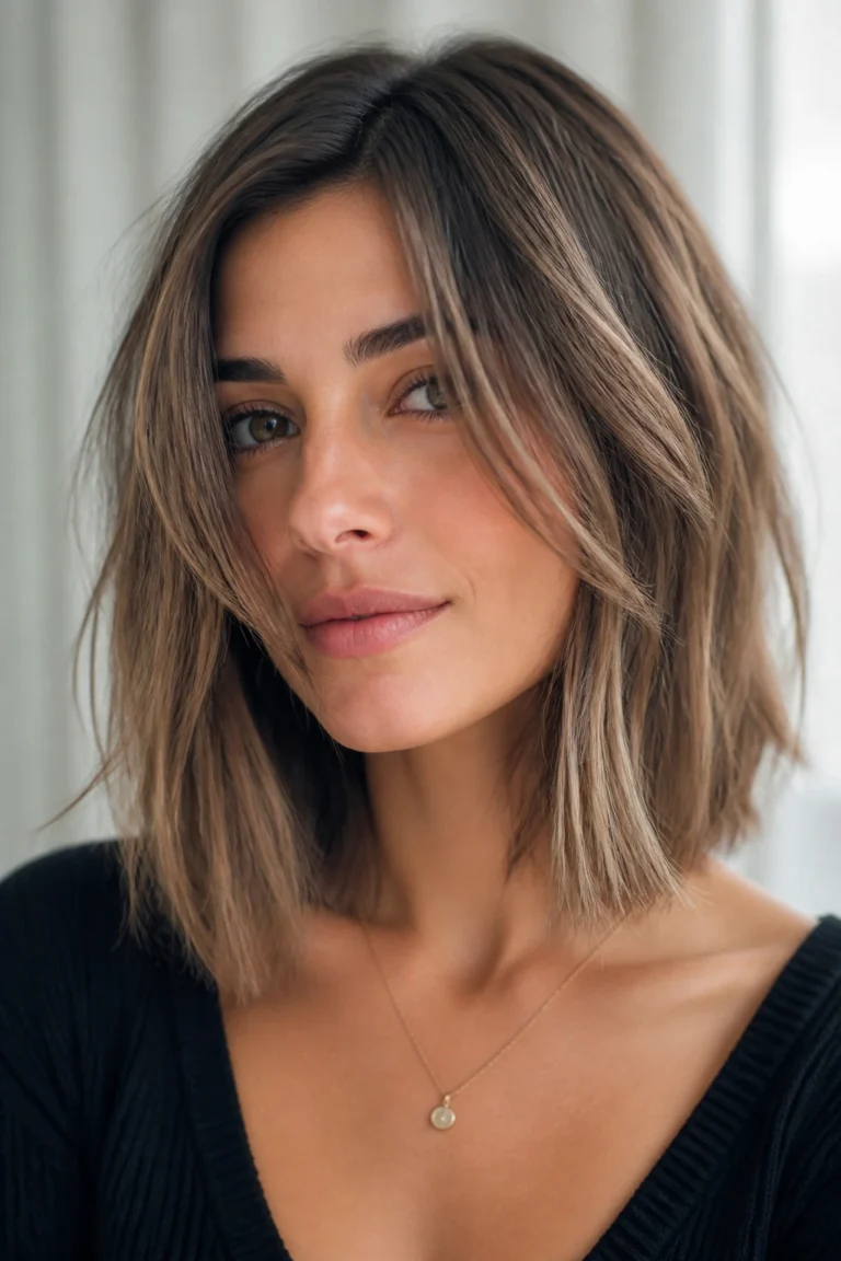 18 Fine Hairstyles for Thick Hair and Heart-Shaped Faces