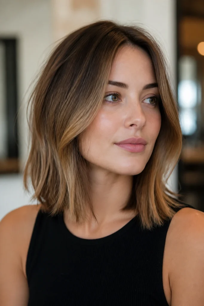 22 Hairstyles for Round Faces and Fine Hair