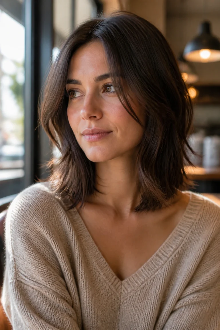 20 Haircuts for Thick Hair and Square Faces