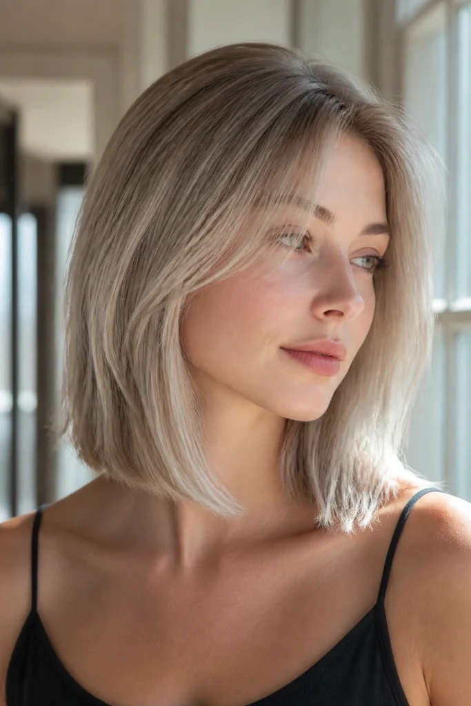 25 Steel Blonde Hairstyles for Pale Skin with Fine Hair