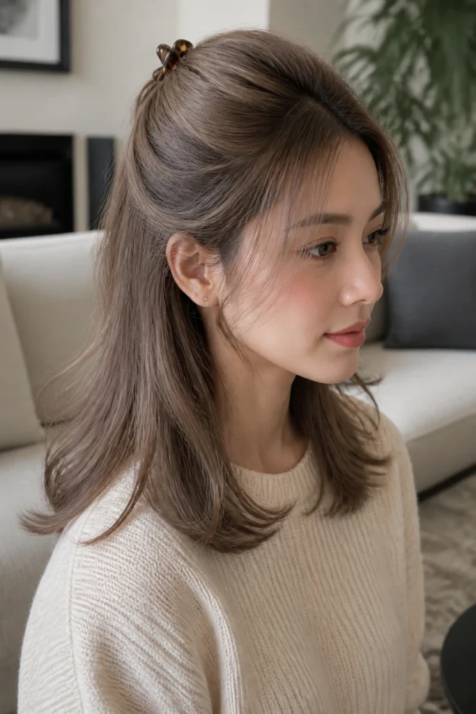 22 Easy Hairdos for Round Faces and Fine Hair