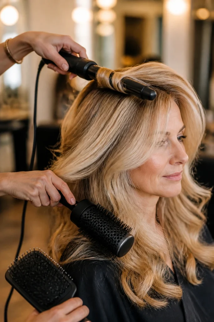 30 Long Blonde Hairstyles for Women Over 50