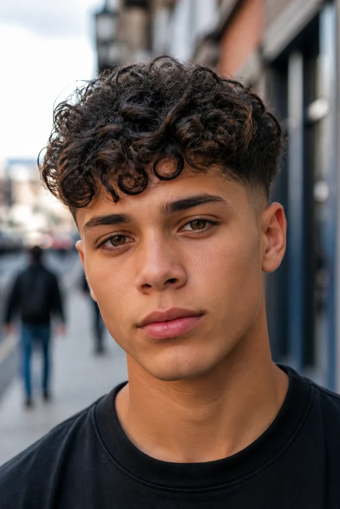 18 Trendy Haircuts for Boys with Curly Hair