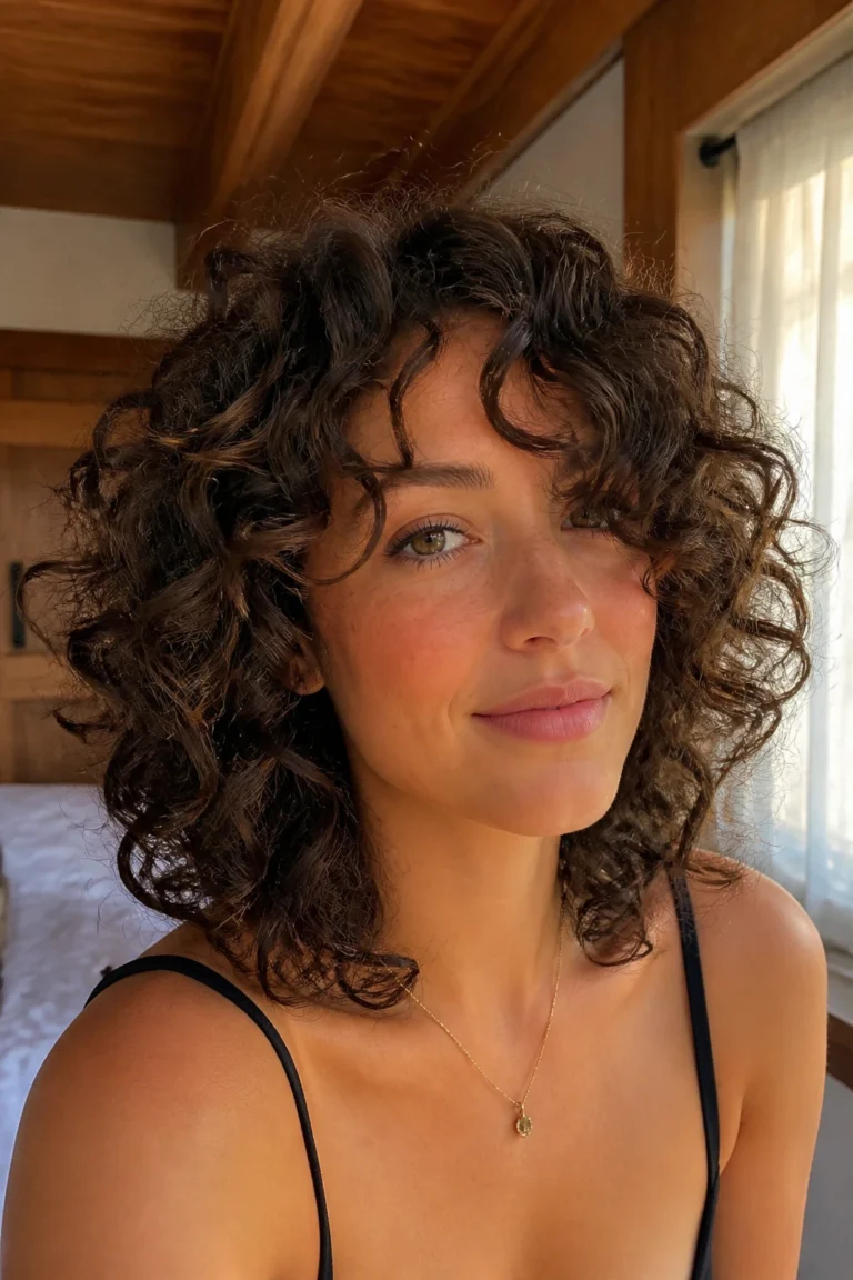 25 Short Messy Haircuts for Thick Hair with Loose Curls