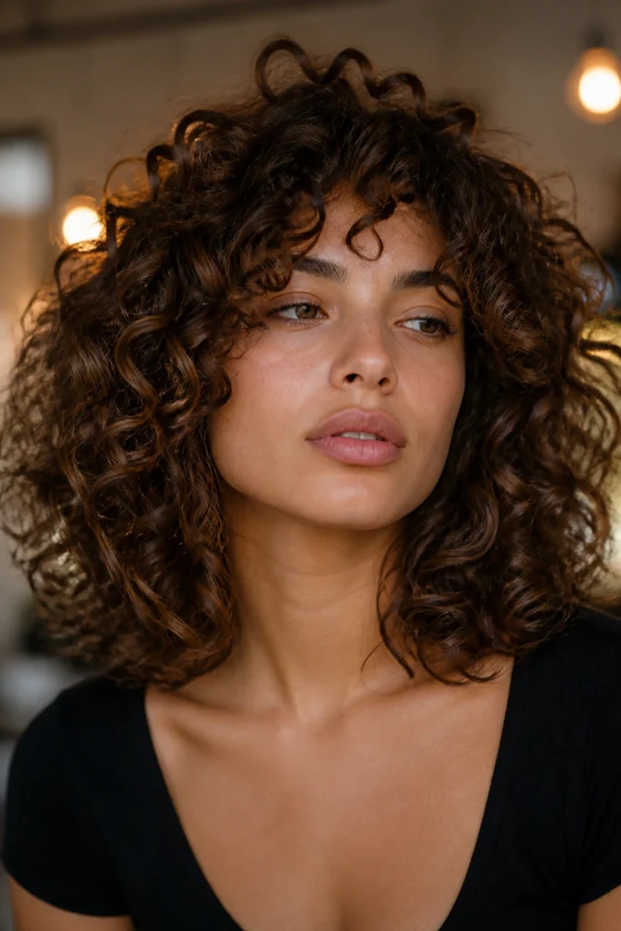 22 Medium Haircuts for Women with Curly Hair