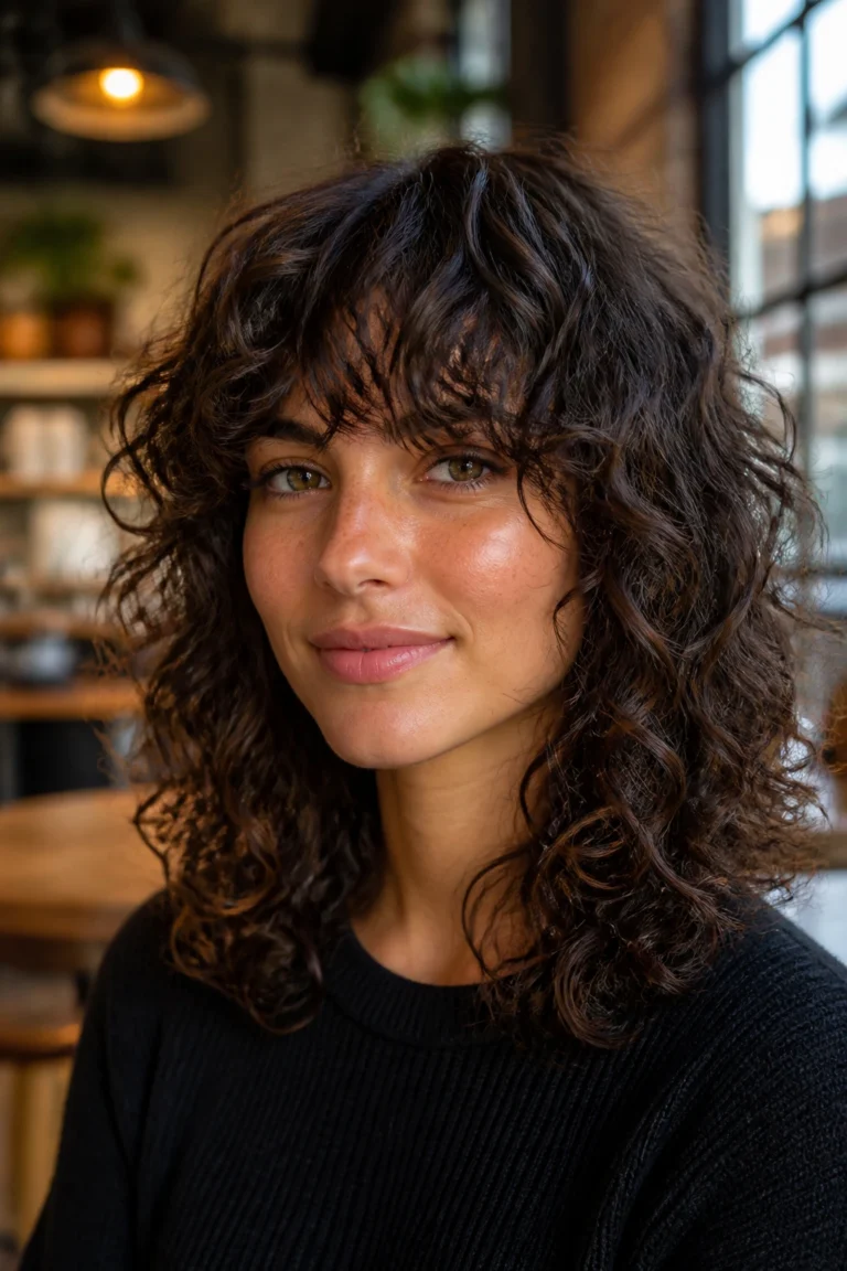 25 Lengths Hairstyles for Medium Hair with Curly Hair