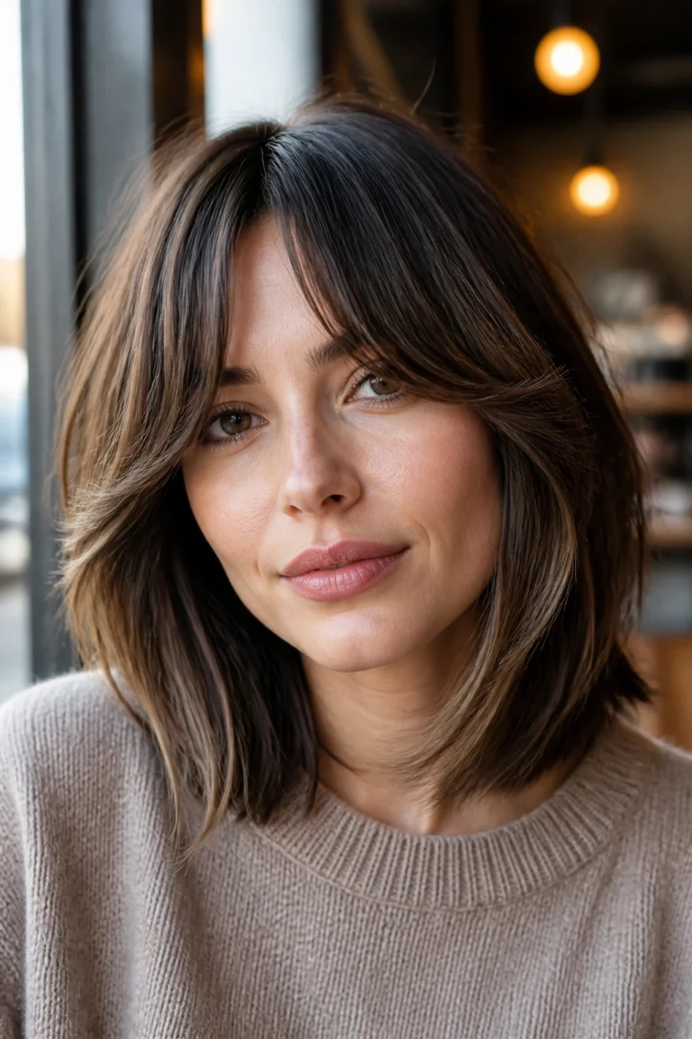 25 Layered Lobs for Fine Hair and Heart-Shaped Faces
