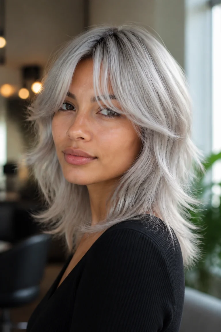 25 Icy Blonde Hairstyles for Medium Skin Tones