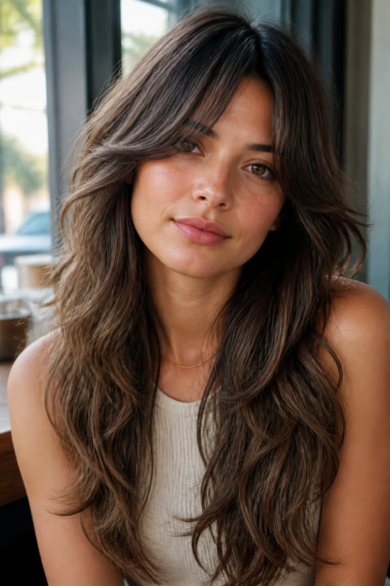 25 Wavy Medium Shag Haircuts for Long Hair