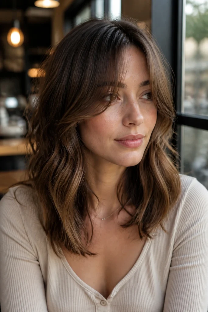 25 Wavy Layered Hairstyles for Medium Hair