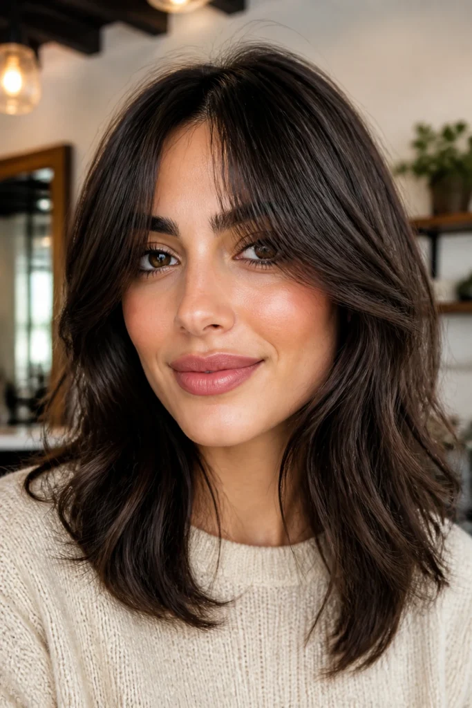 22 Trendy Layered Haircuts for Round Faces