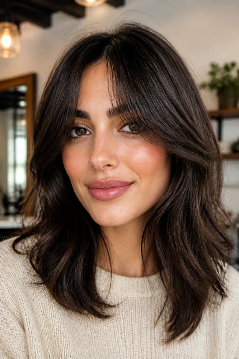 22 Trendy Layered Haircuts for Round Faces