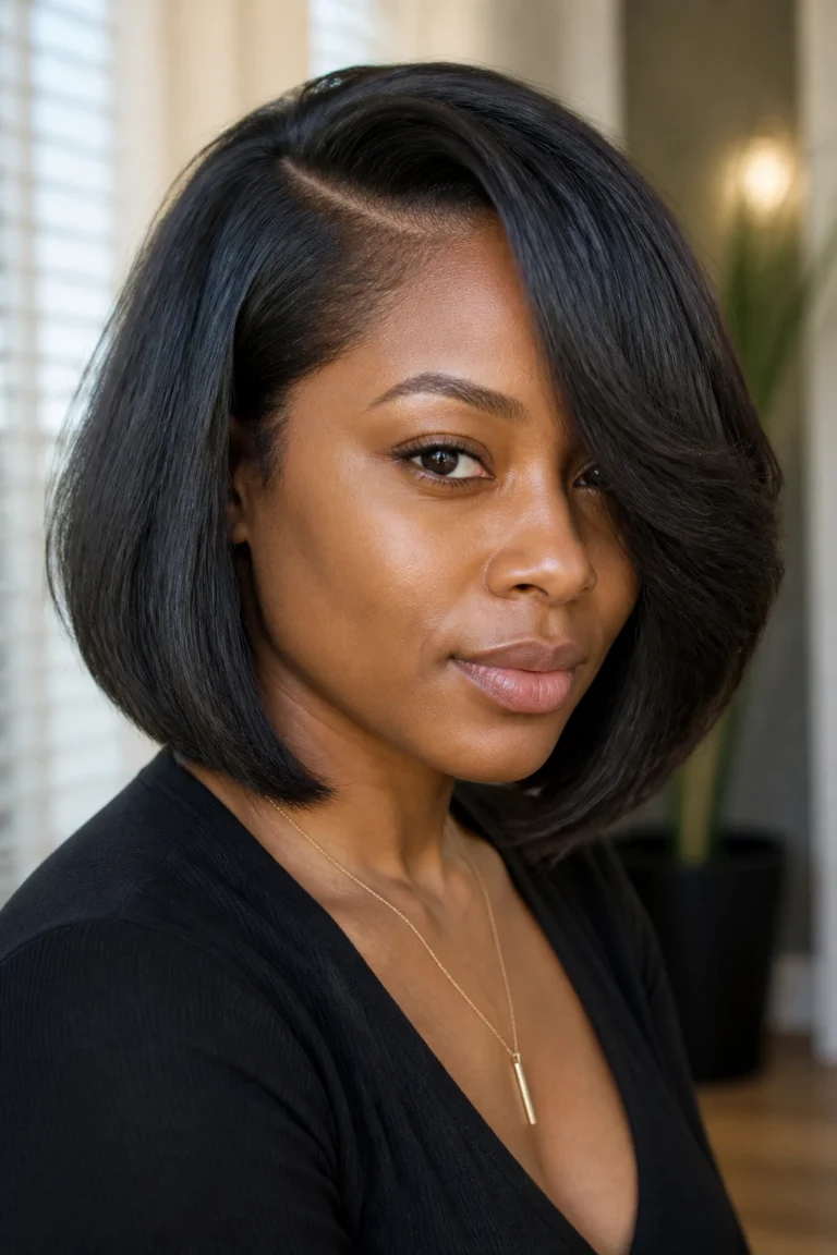 25 Shoulder Length Bobs for Black Women with Fine Hair