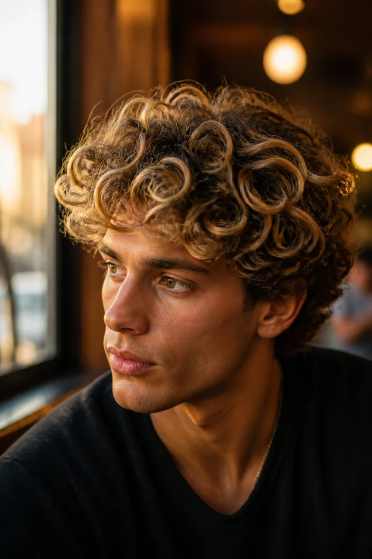 25 Dimensional Blonde Hairstyles for Curly Hair