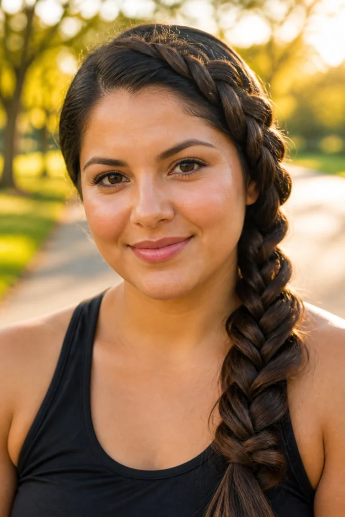 25 Beautiful Braids for Long Hair and Round Faces