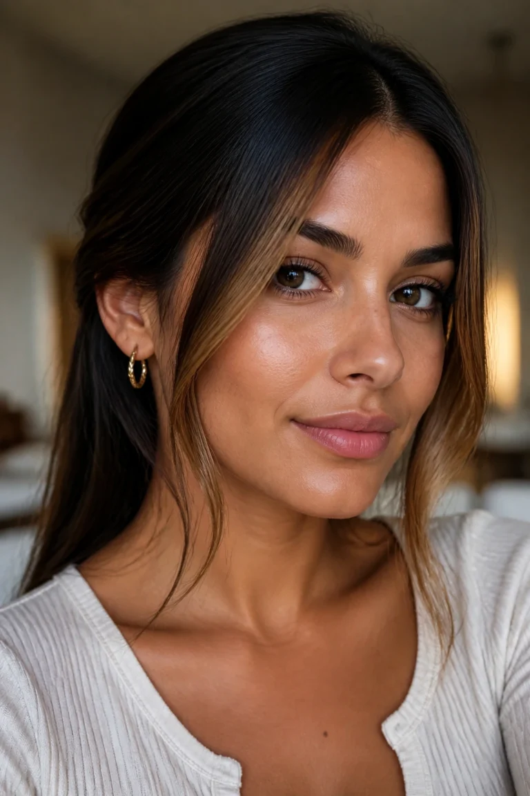 25 Brown Blonde Blended Highlights for Olive Skin