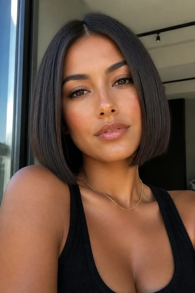 25 Glow Up Brunette Hairstyles for Tan Skin