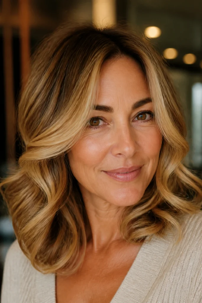 22 Voluminous Curls for Medium Hair with Wavy Hair