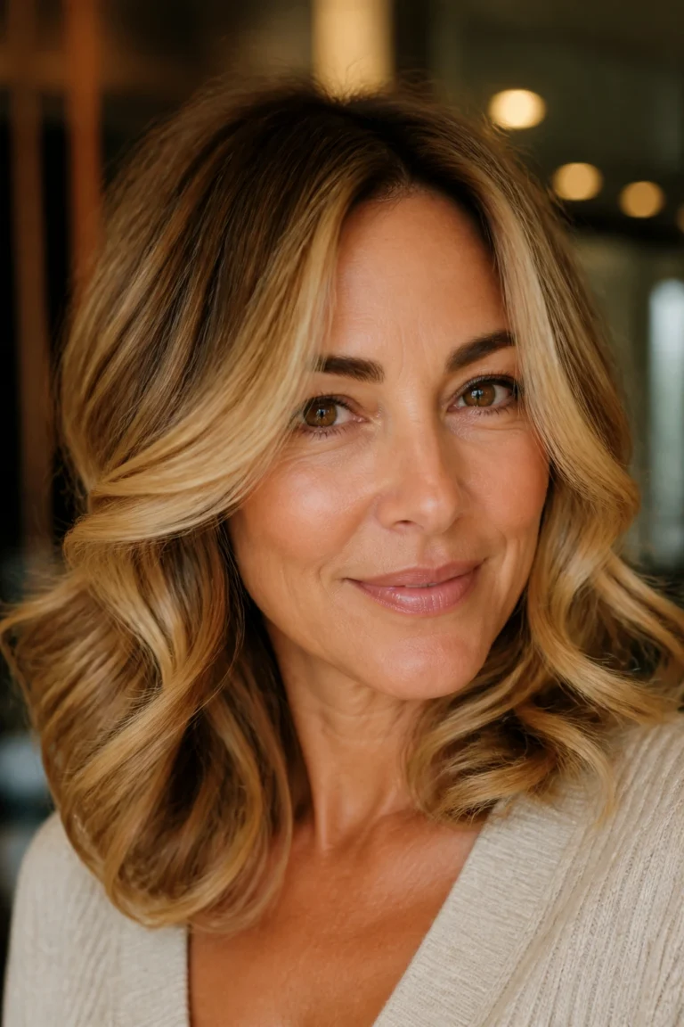 22 Voluminous Curls for Medium Hair with Wavy Hair