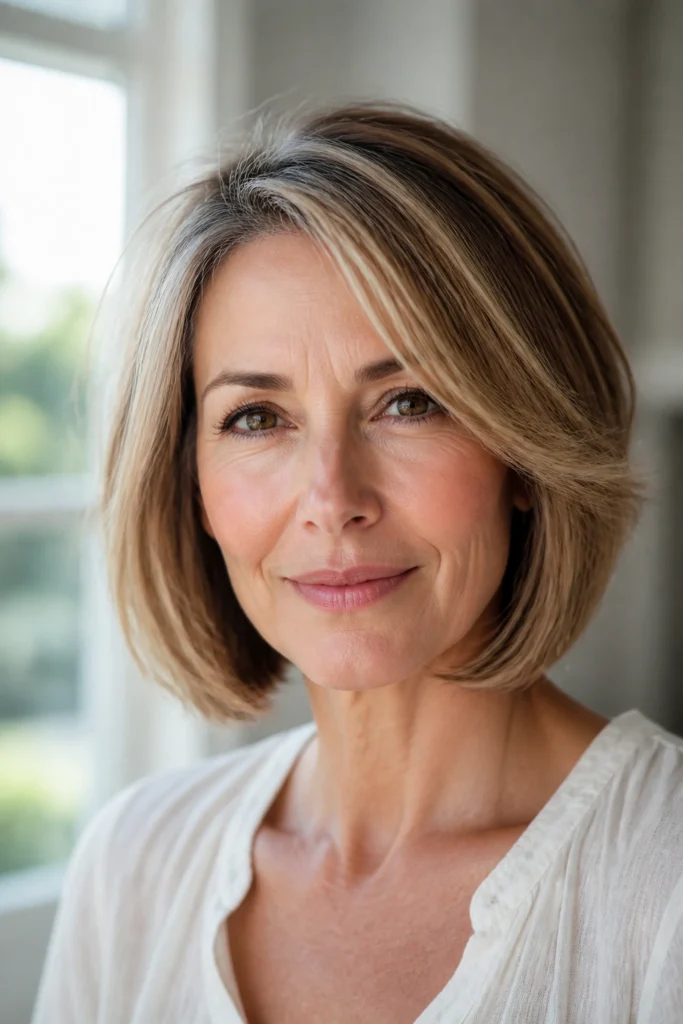 25 Face Shape Hairstyles for Women Over 50